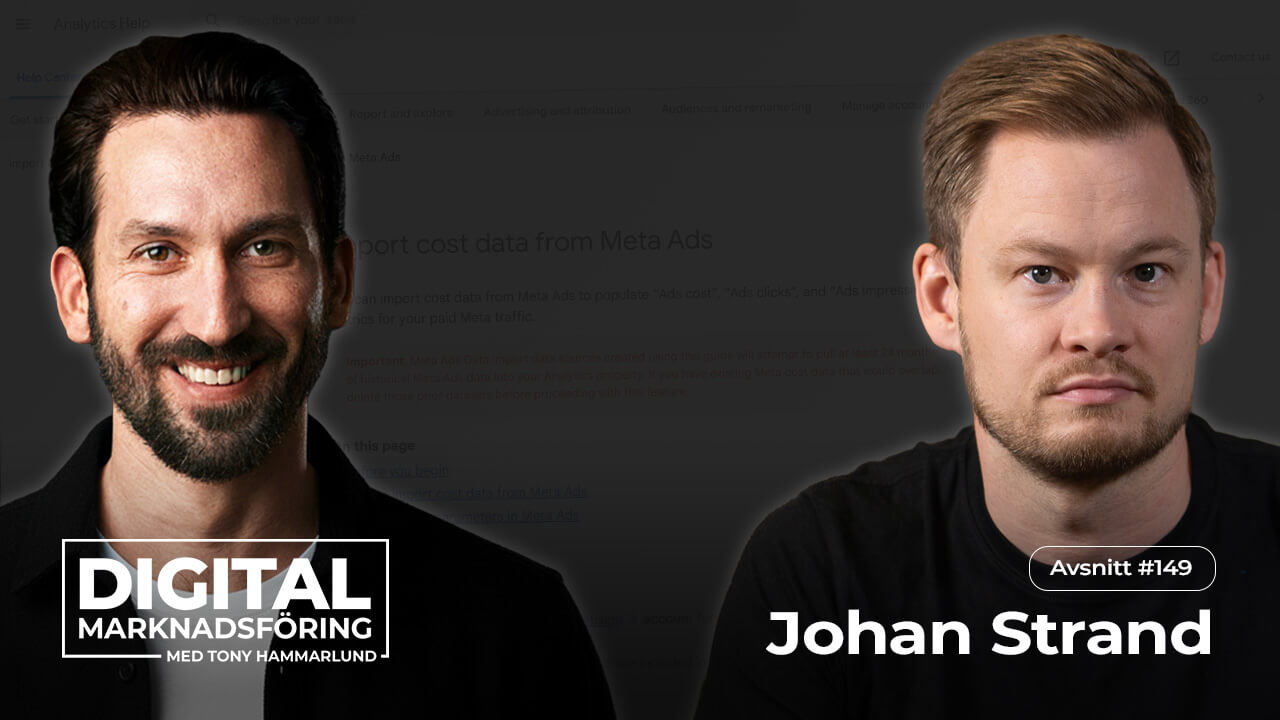 Största GA4-nyheten någonsin, Analytics Advisor och iOS 26 – Johan Strand #149