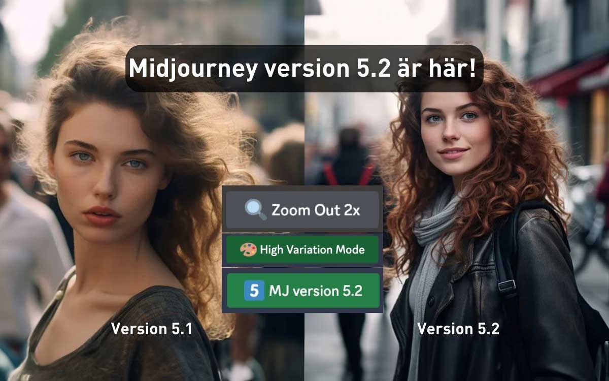 Midjourney släpper version 5.2 – mer skärpa, bättre textförståelse och zoom
