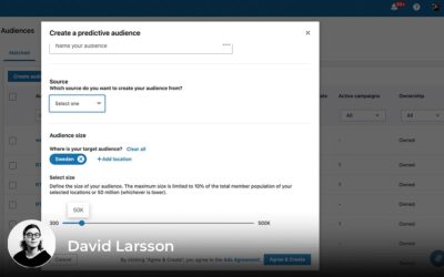 Bättre målgrupper för konvertering med LinkedIn Ads nya Predictive Audiences