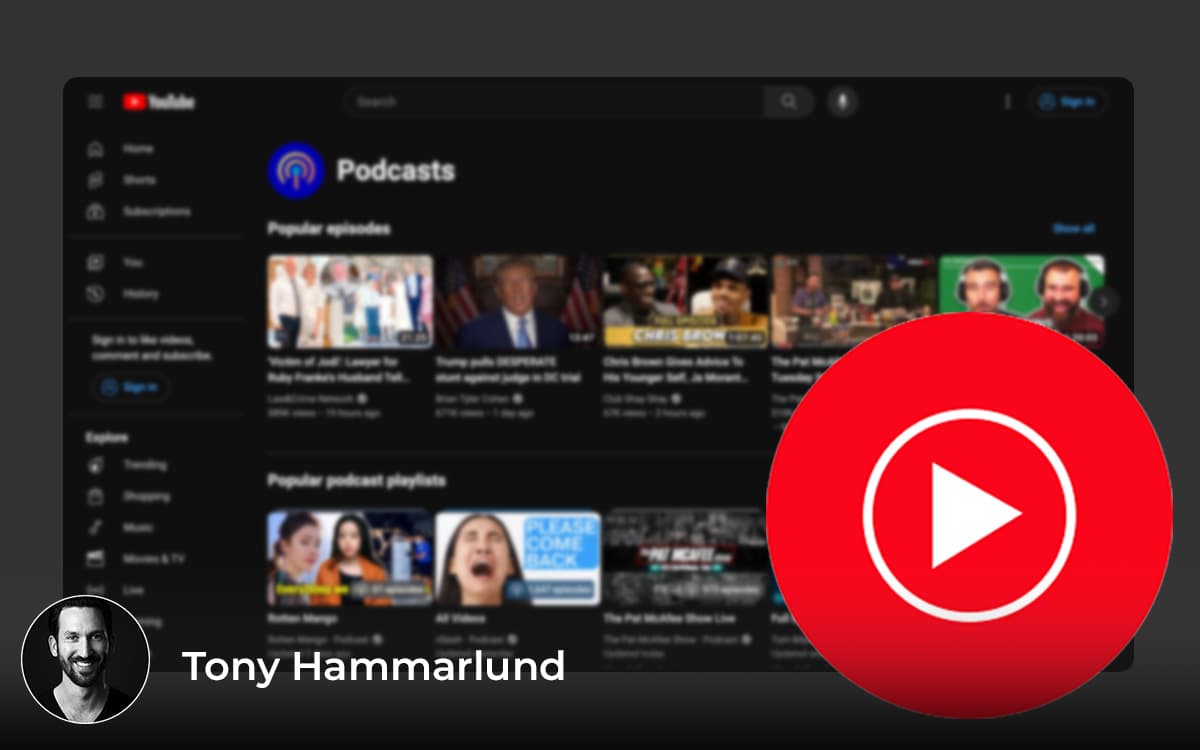 YouTube ger sig in i podcast-fajten på riktigt – Spotify och Apple får se upp