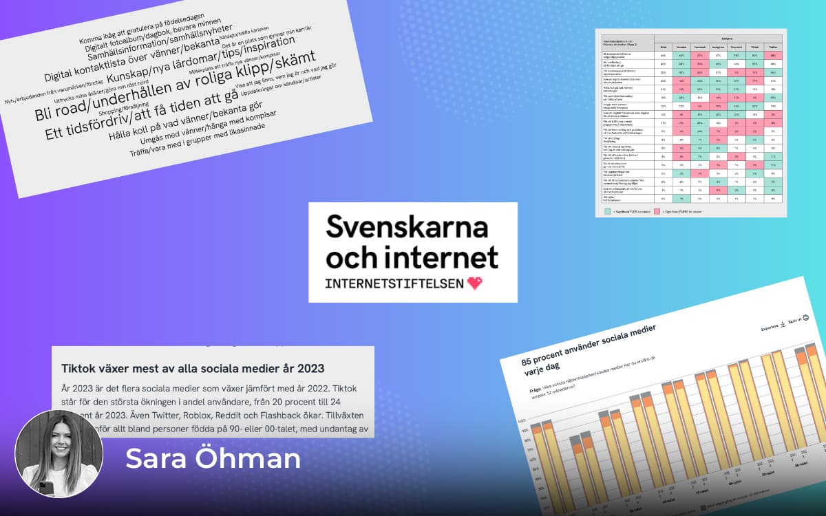7 insikter från svenskarna och sociala medier för marknadsförare