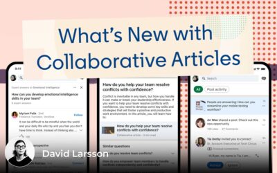 LinkedIn ger Collaborative Articles ett stort ansiktslyft – och mer räckvidd