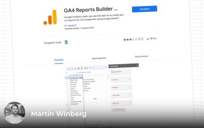 Google Sheets får äntligen plugin för att hämta data från Google Analytics 4